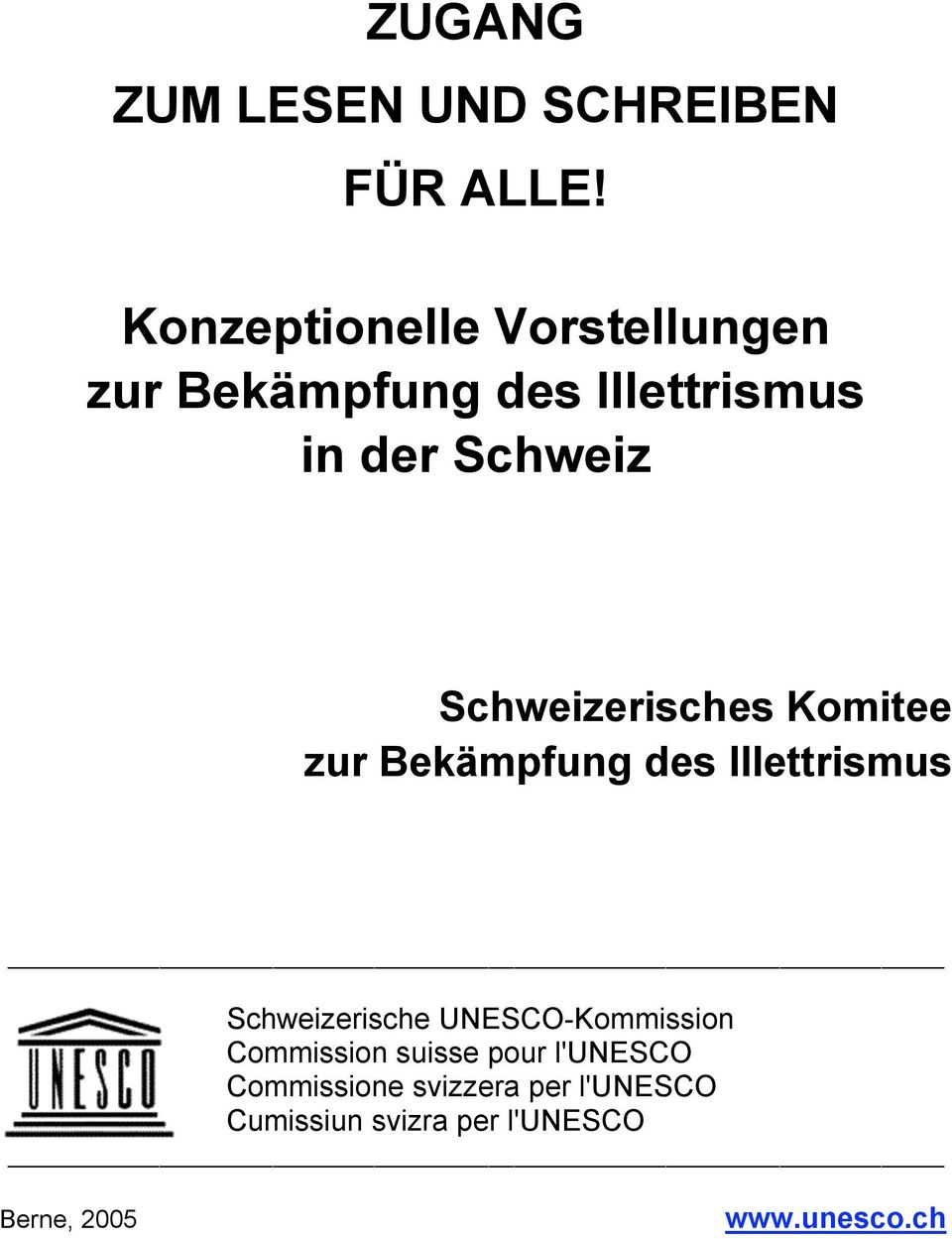 Schweizerisches Komitee zur Bekämpfung des Illettrismus Schweizerische