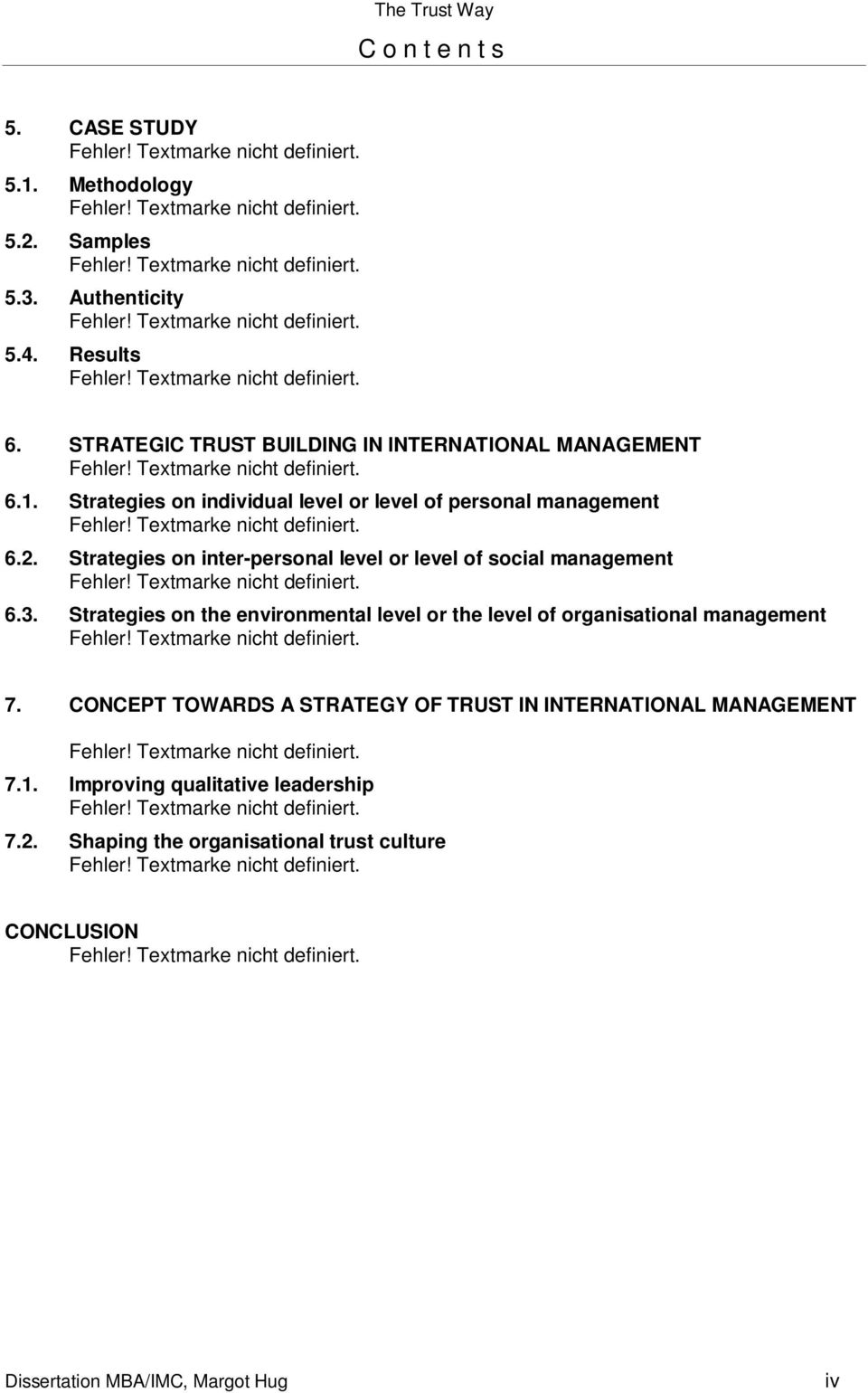 Strategies on inter-personal level or level of social management 6.3.