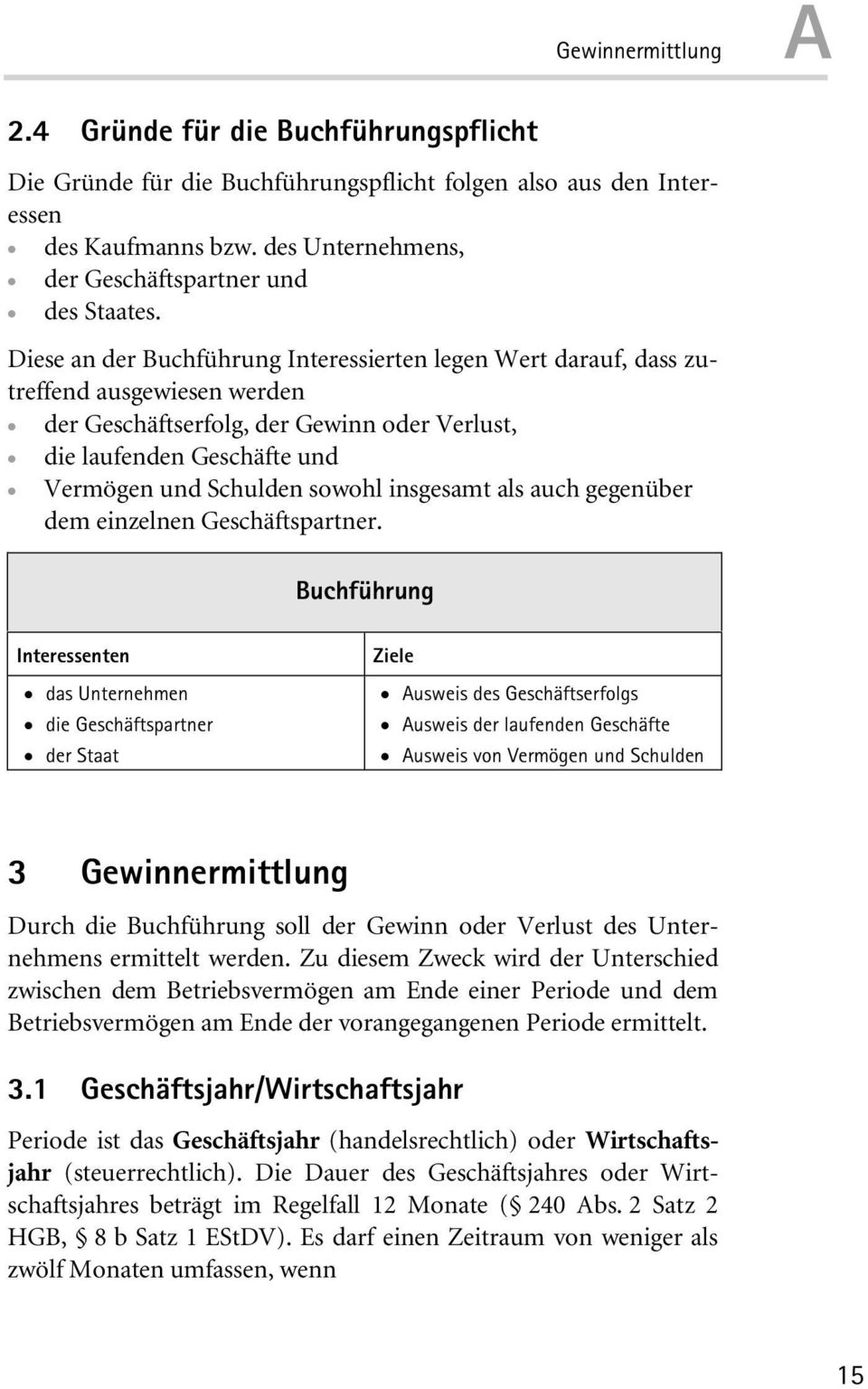 Diese an der Buchführung Interessierten legen Wert darauf, dass zutreffend ausgewiesen werden der Geschäftserfolg, der Gewinn oder Verlust, die laufenden Geschäfte und Vermögen und Schulden sowohl