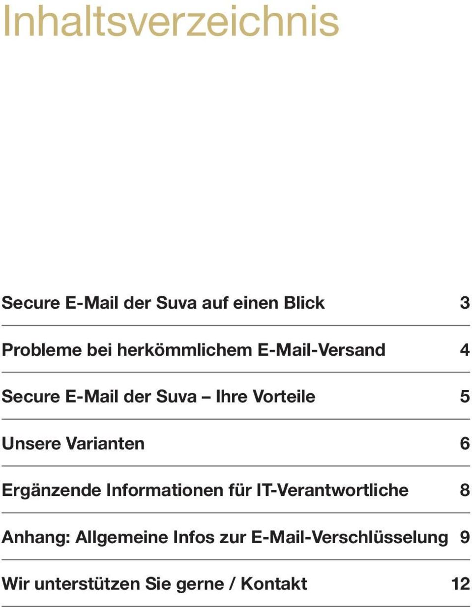 Varianten 6 Ergänzende Informationen für IT-Verantwortliche 8 Anhang: