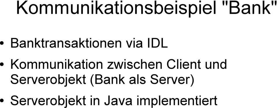 Kommunikation zwischen Client und