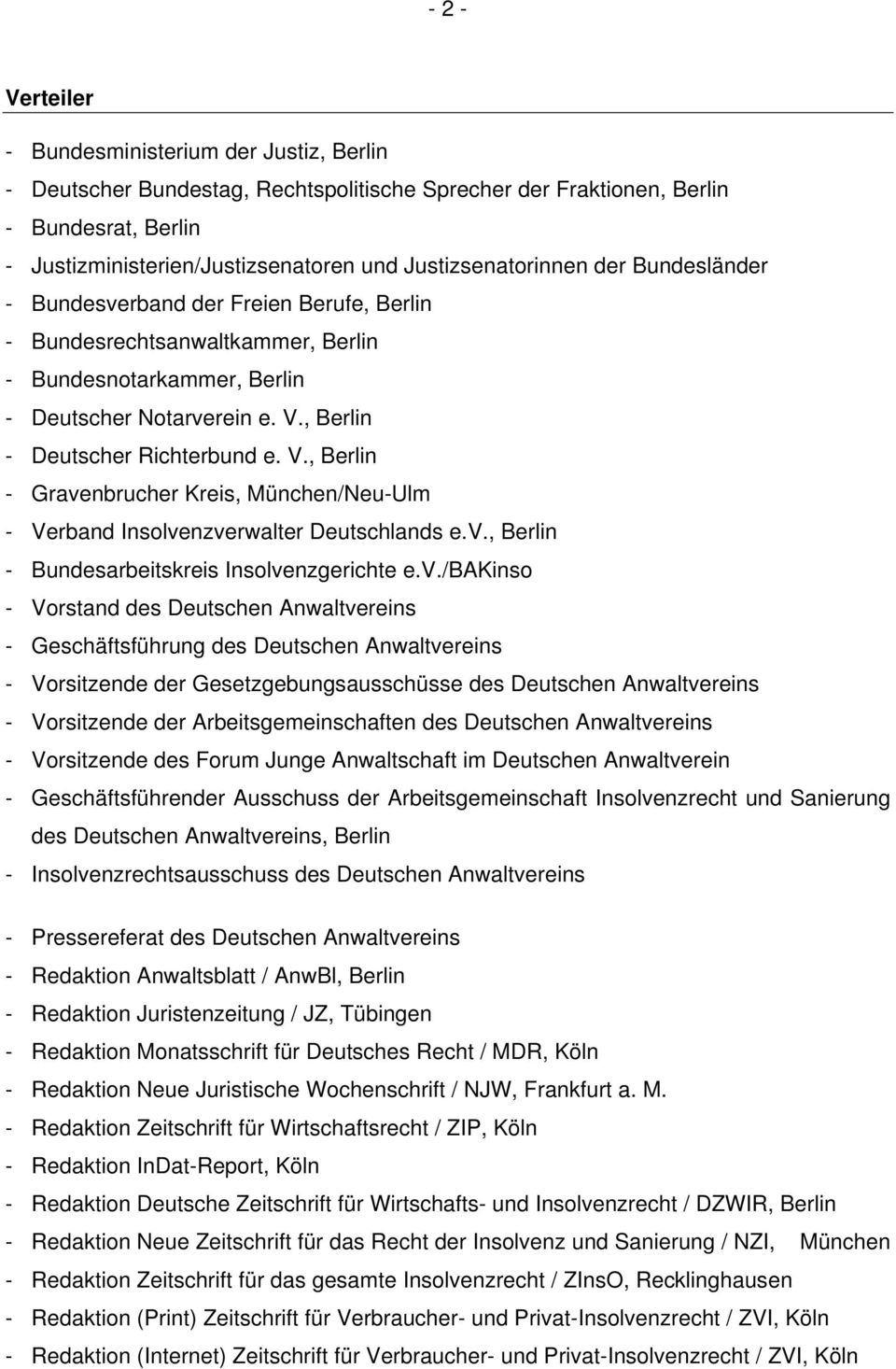 , Berlin - Deutscher Richterbund e. V., Berlin - Grave