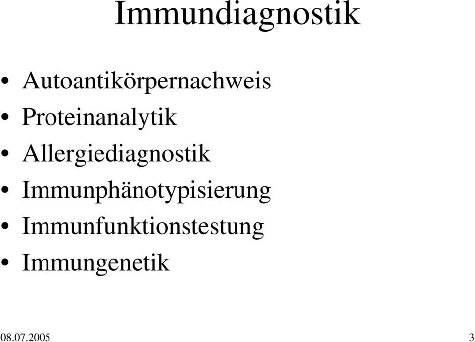 Proteinanalytik Allergiediagnostik