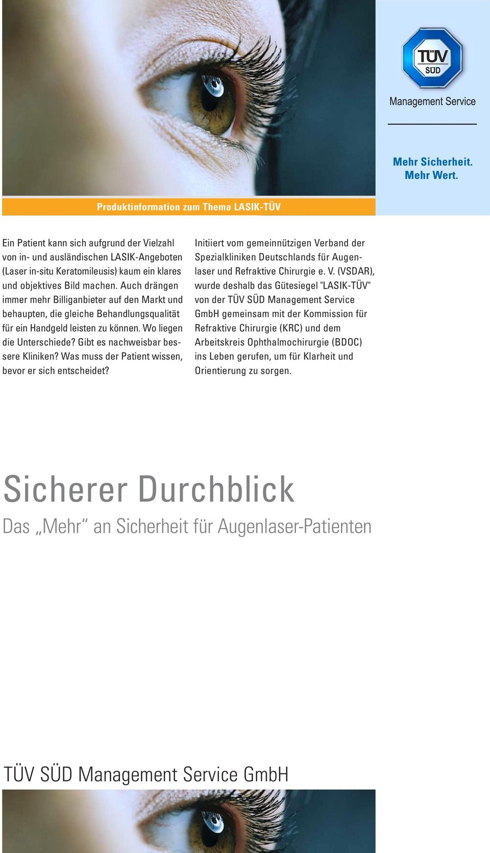 Gibt es nachweisbar bessere Kliniken? Was muss der Patient wissen, bevor er sich entscheidet?