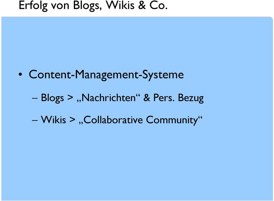 Blogs > Nachrichten & Pers.