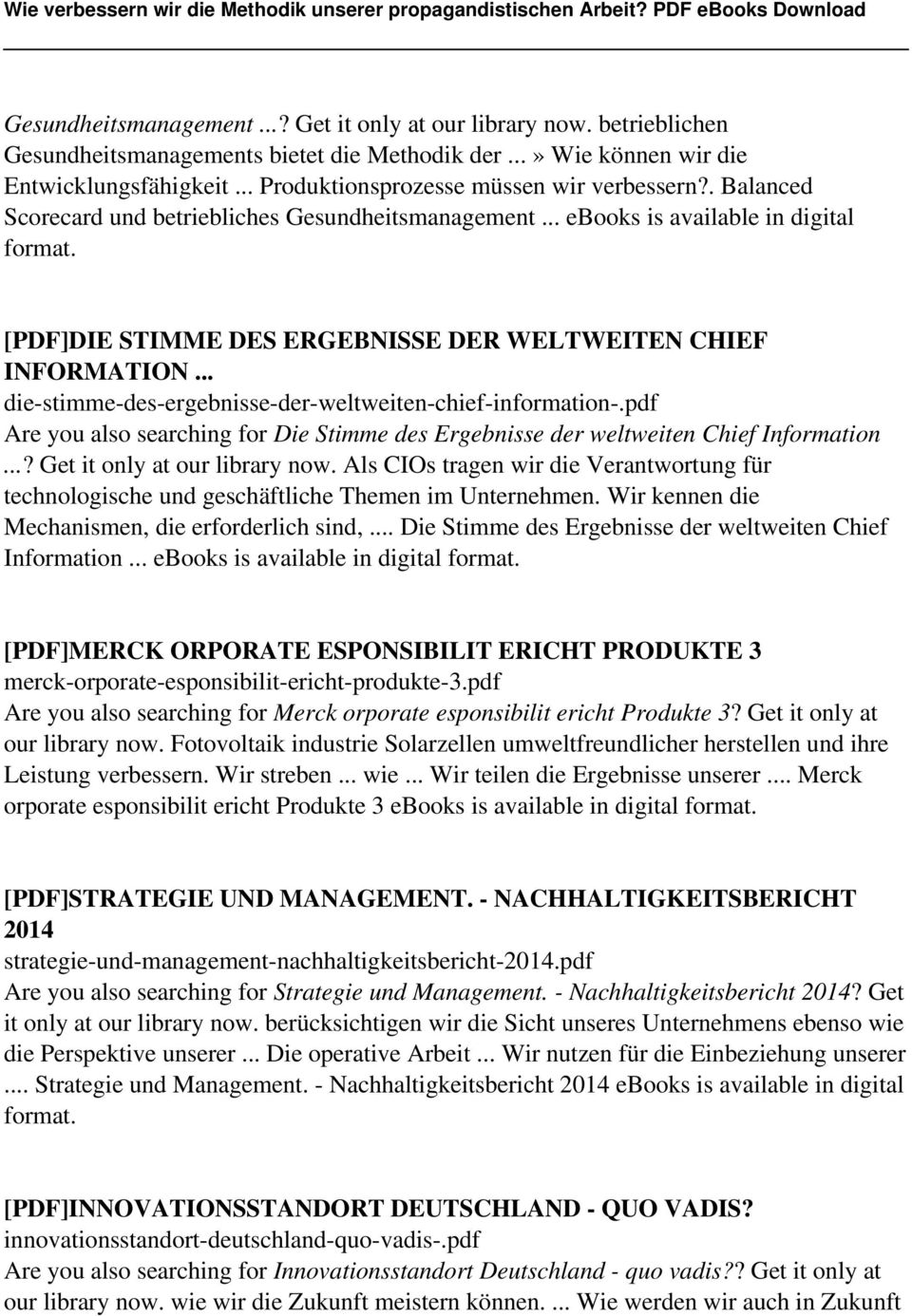 .. ebooks is available in digital [PDF]DIE STIMME DES ERGEBNISSE DER WELTWEITEN CHIEF INFORMATION... die-stimme-des-ergebnisse-der-weltweiten-chief-information-.
