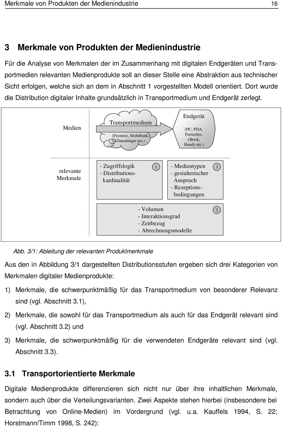 Dort wurde die Distribution digitaler Inhalte grundsätzlich in Transportmedium und Endgerät zerlegt. Medien Transportmedium (Festnetz, Mobilfunk, Datenträger etc.