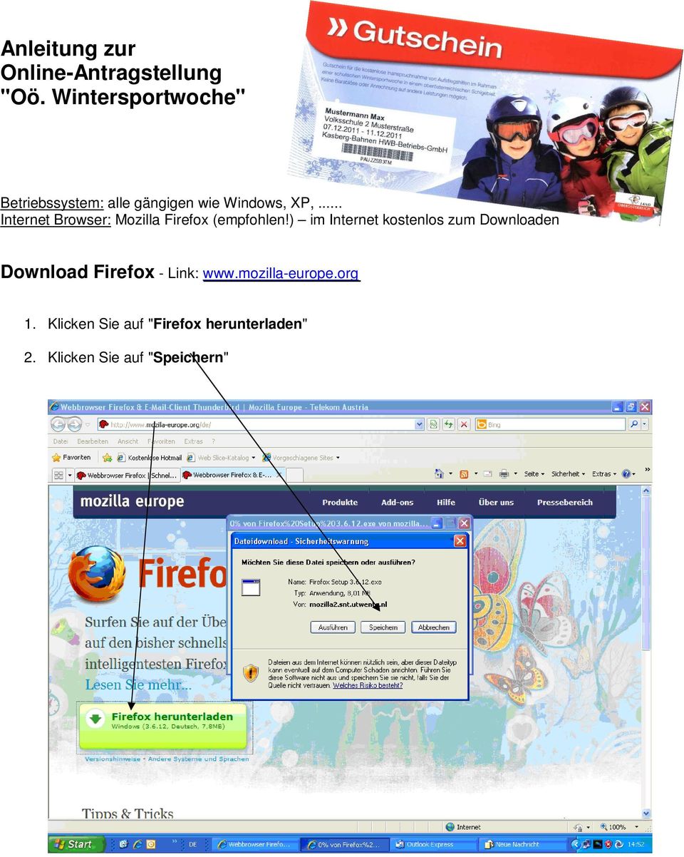 .. Internet Browser: Mozilla Firefox (empfohlen!