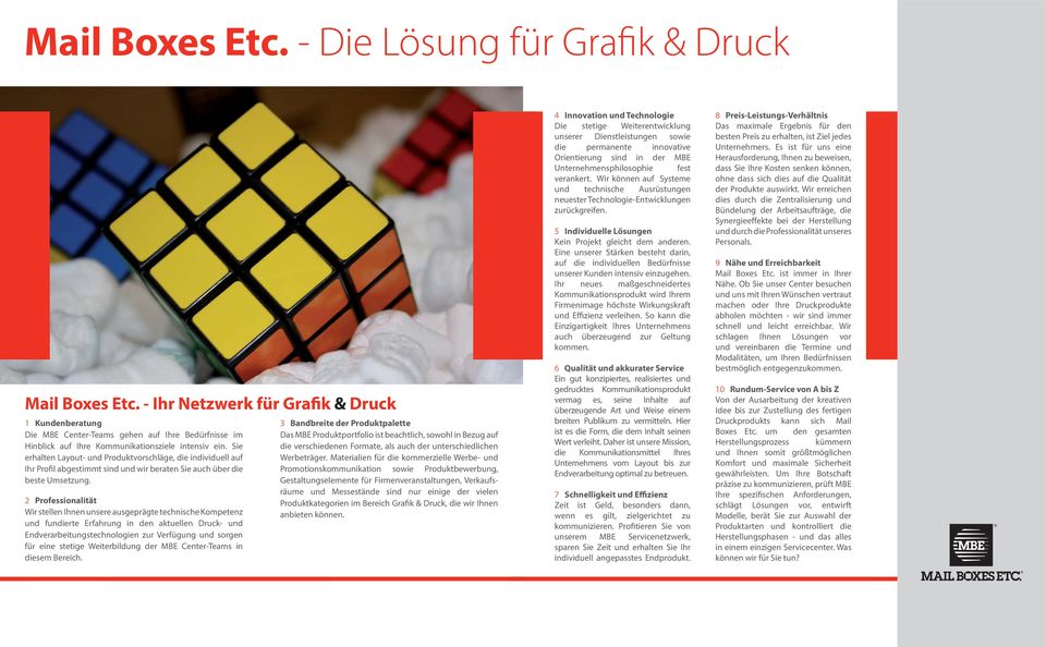 Sie erhalten Layout- und Produktvorschläge, die individuell auf Ihr Profil abgestimmt sind und wir beraten Sie auch über die beste Umsetzung.