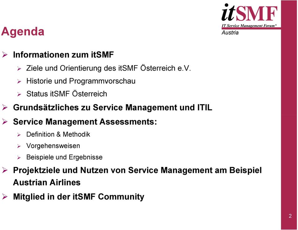 und ITIL Service Management Assessments: Definition & Methodik Vorgehensweisen Beispiele und