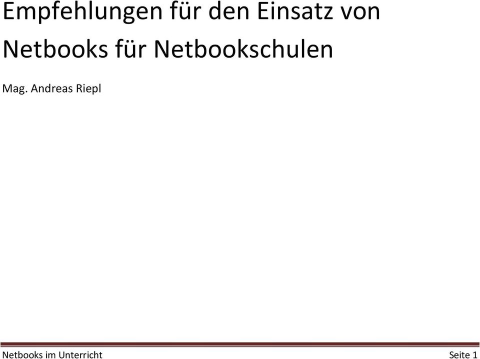 Netbookschulen Mag.