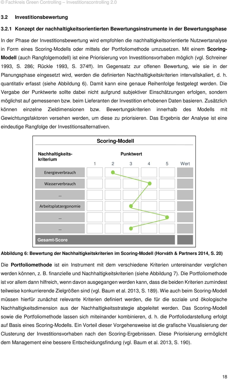 Mit einem Scoring- Modell (auch Rangfolgemodell) ist eine Priorisierung von Investitionsvorhaben möglich (vgl. Schreiner 1993, S. 286; Rückle 1993, S. 374ff).