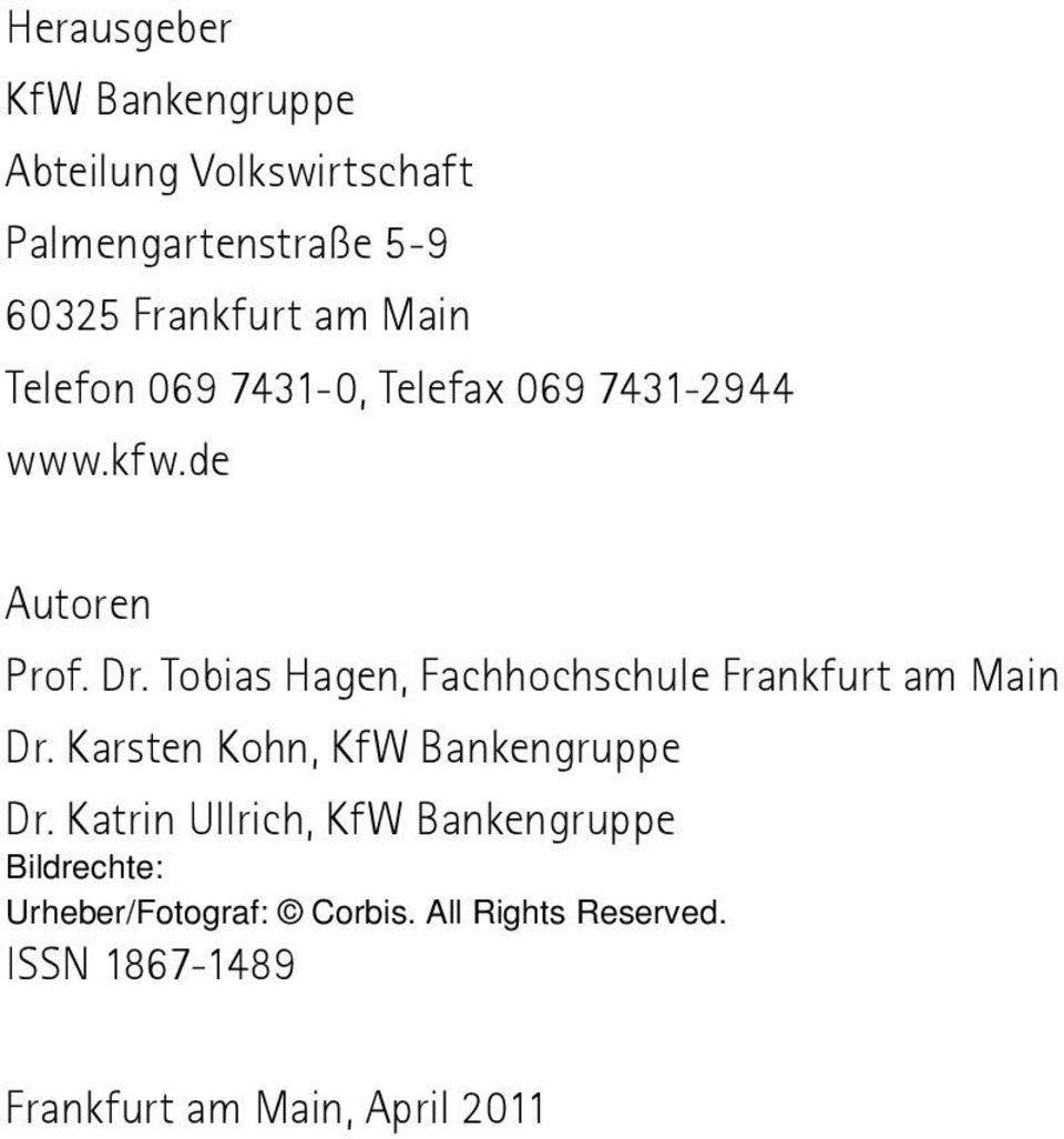 Dr. Tobias Hagen, Fachhochschule Frankfurt am Main Dr.