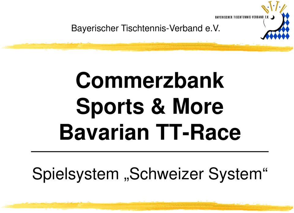 v. Commerzbank Sports