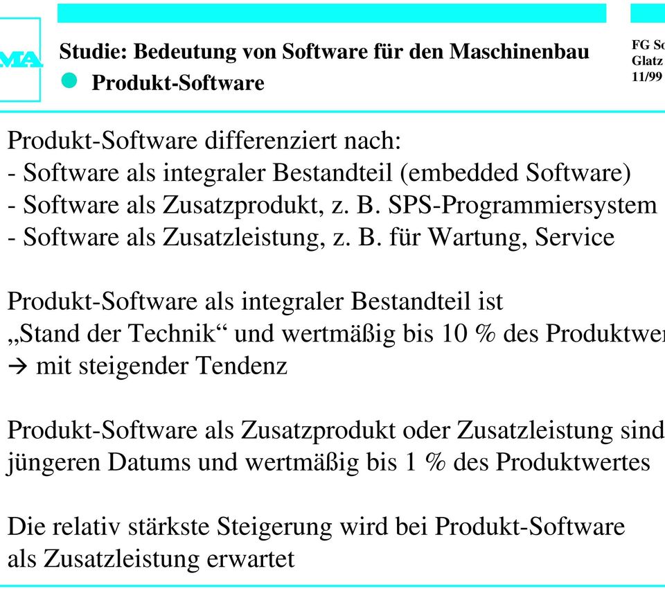 SPS-Programmiersystem - Software als Zusatzleistung, z. B.