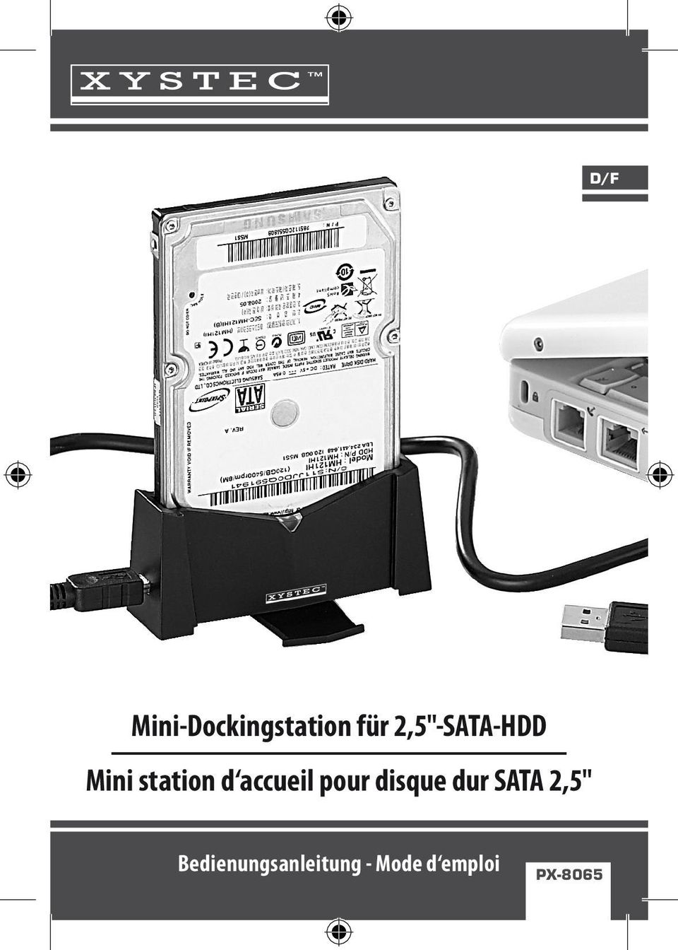 accueil pour disque dur SATA 2,5"