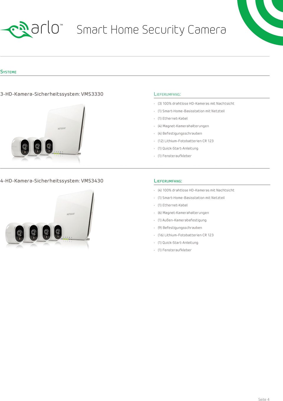 4-HD-Kamera-Sicherheitssystem: VMS3430 (4) 100% drahtlose HD-Kameras mit Nachtsicht (6)