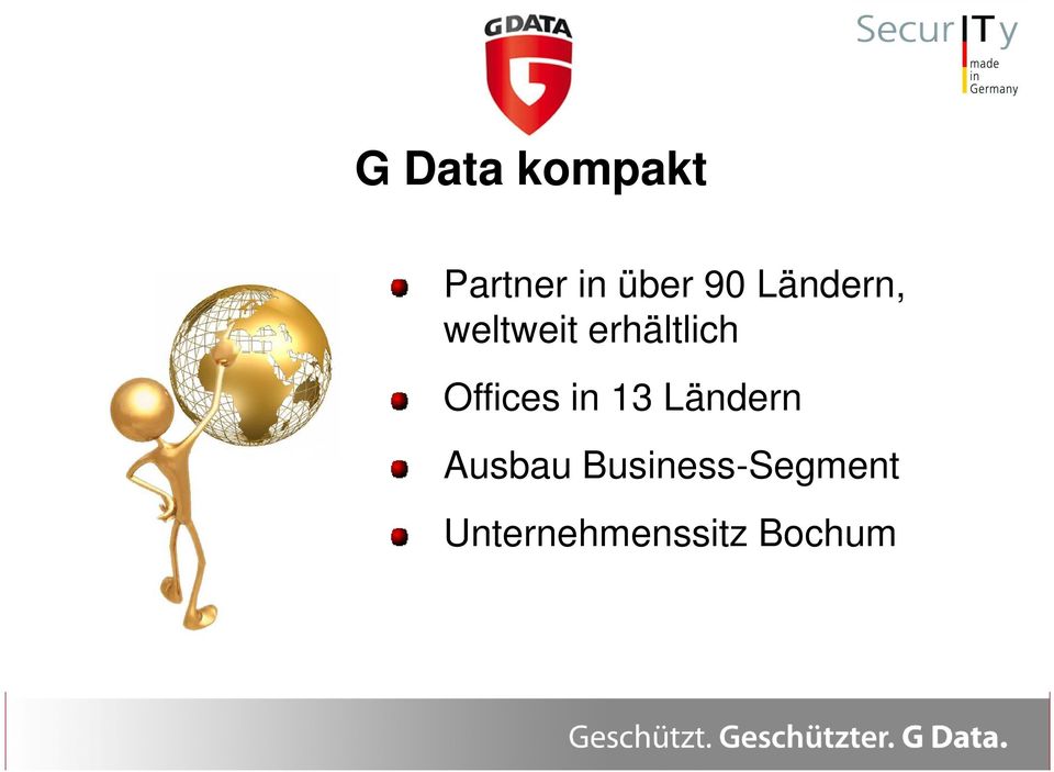 Offices in 13 Ländern Ausbau