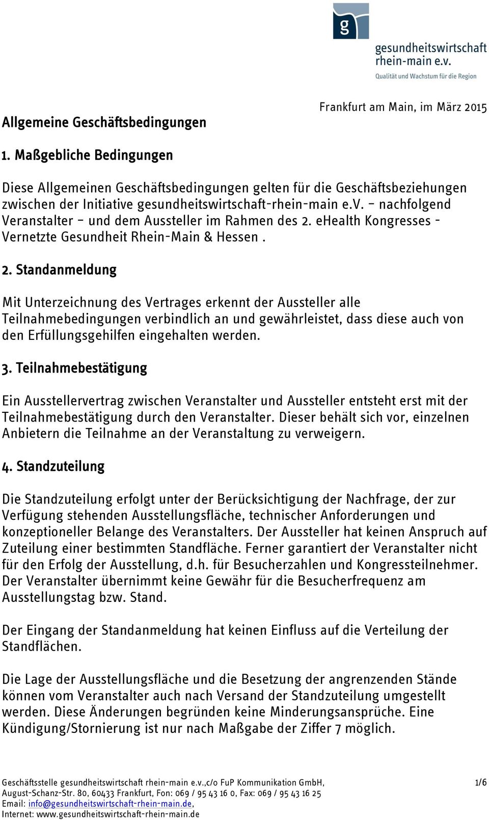 ehealth Kongresses - Vernetzte Gesundheit Rhein-Main & Hessen. 2.