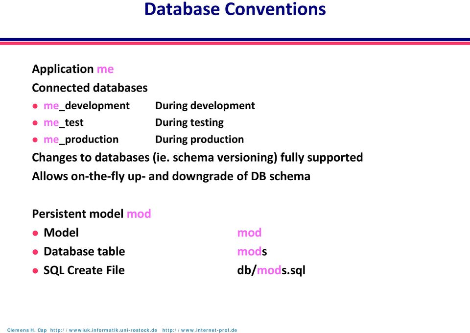 databases (ie.