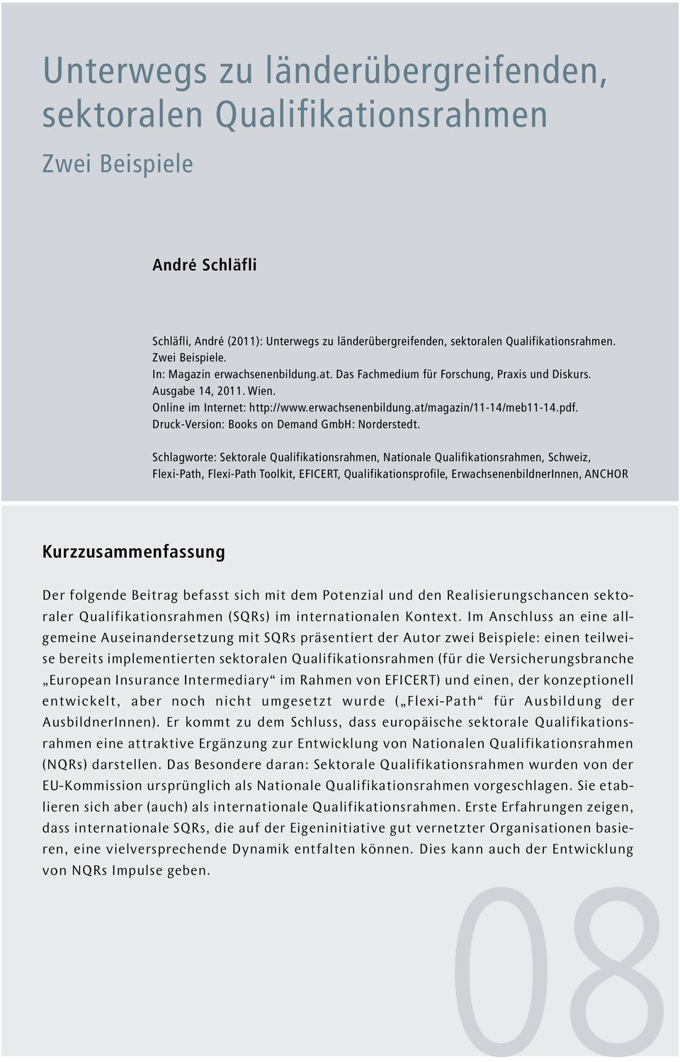 pdf. Druck-Version: Books on Demand GmbH: Norderstedt.