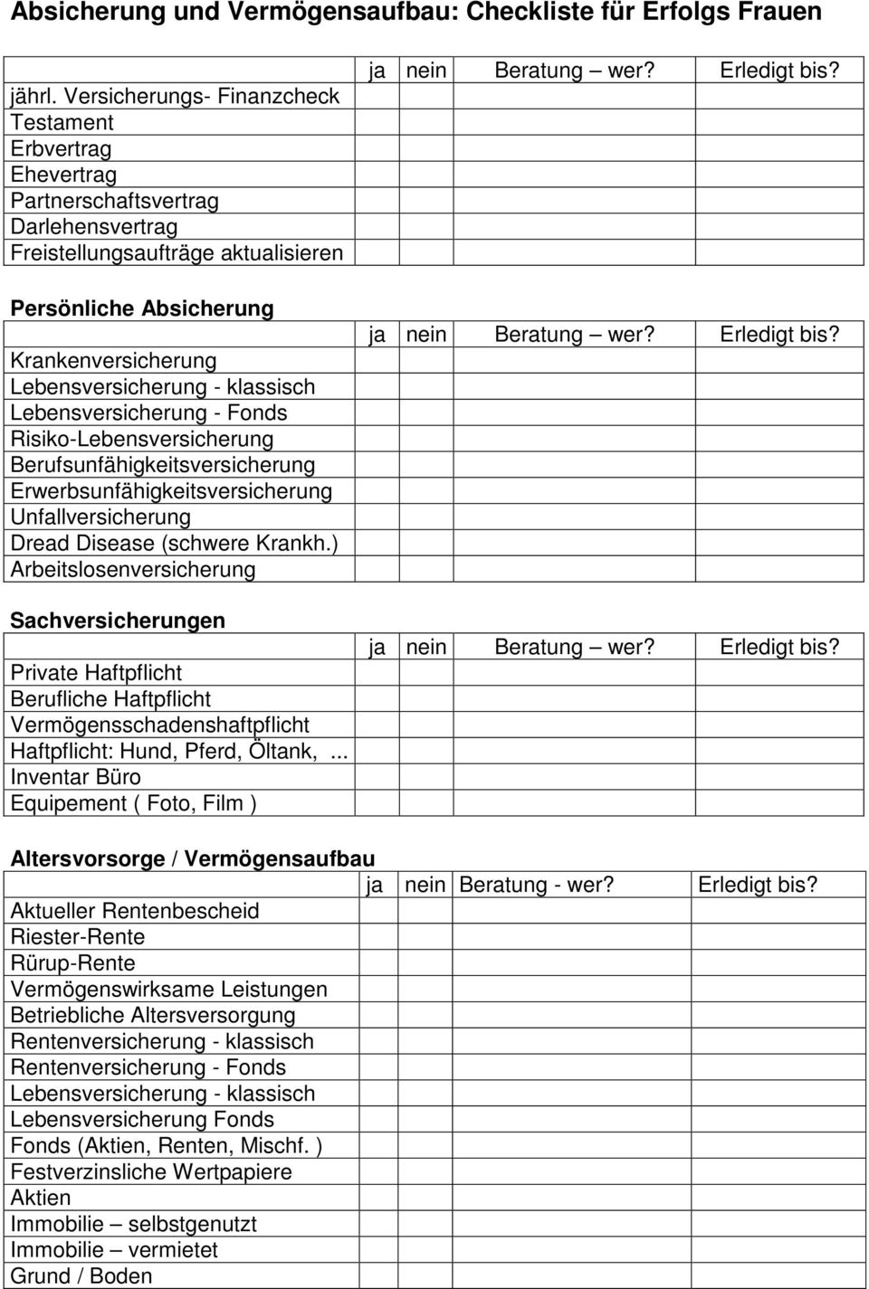 klassisch Lebensversicherung - Fonds Risiko-Lebensversicherung Berufsunfähigkeitsversicherung Erwerbsunfähigkeitsversicherung Unfallversicherung Dread Disease (schwere Krankh.