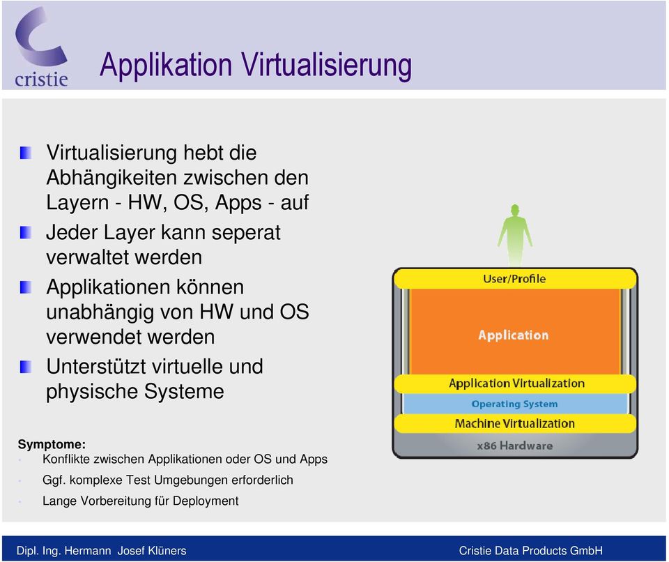 verwendet werden Unterstützt virtuelle und physische Systeme Symptome: Konflikte zwischen