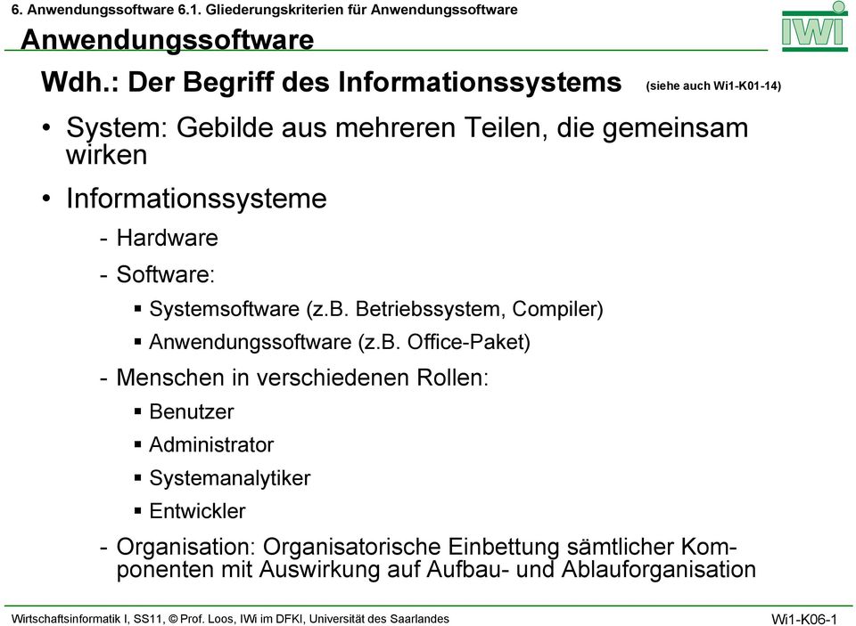 Systemsoftware (z.b.