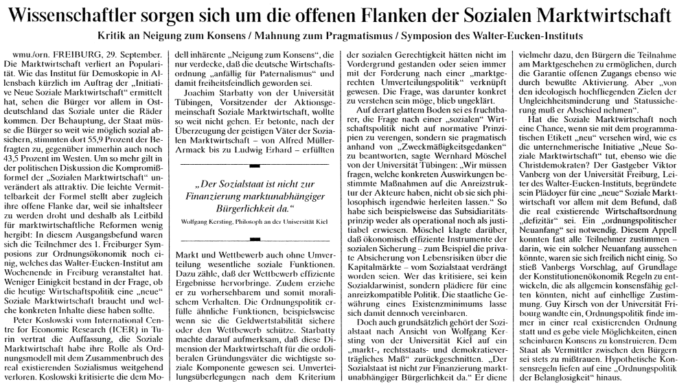 Aus der Badischen Zeitung vom 29.