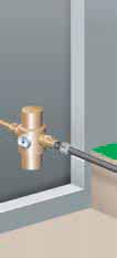 Sprinklersystem pro Schnellverbindung zum Wasserhahn Lösbare Schnellverbindung über Anschlussdose. Zum Anschluss des 25 mm-verlegerohrs.