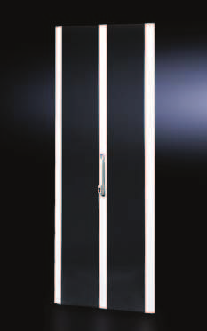 Türen/Verschlüsse Türvarianten tür, vertikal geteilt für DK-TS Mit 130 -Scharnieren und Stangenverschluss inkl. Komfortgriff für Profilhalbzylinder mit Sicherheitsschließung Nr. 3524 E.