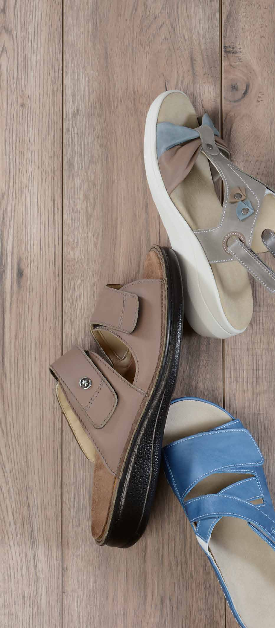 Modellserie DAVE Model line DAVE 1 klassische Naturleistenform 2 Qualitäts-Wechsel-Kork-Fußbett 3 Komfort-PU-Sohle mit Luftpolster 1 classic natural last form 2 quality exchangeable footbed 3 comfort