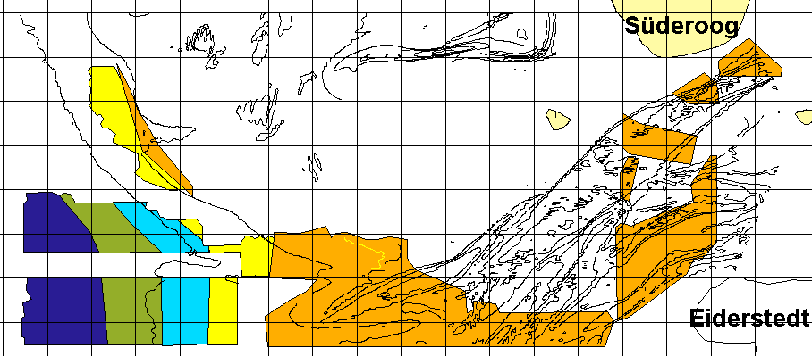 Differenz gegenüber 1997 [cm] 6 4 2-2 Mittlere Tiefendifferenzen im Süderooger Küstenvorfeld (Fläche 113,69 km²) Hever 58,5 km² -11 - -13 m 14,72 km² -13 -