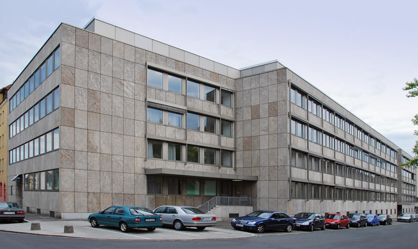 Büro Bürohaus 90489 Nürnberg, Rudolphstraße 28-30 Mieter Bundesanstalt für Immobilienaufgaben Arbeitsgemeinschaft Prüfung Ärzte Bayern (c/o