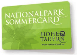 DIE VIELEN VORTEILE DER NEUEN NATIONALPARK SOMMERCARD THE NEW NATIONALPARK SOMMERCARD BENEFITS Mehr als 60 Leistungen n zur Auswahl Die Bergbahnen in der Region Badesseen, Hallen- und Freibäder