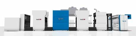Digitaldruck Entwicklung Die 2015 an Interprint gelieferte Single Pass Inkjet-Maschine RotaJET 168 für den Dekormarkt war bis vor Kurzem das produktivste High-Speed Inkjet-System im grafischen