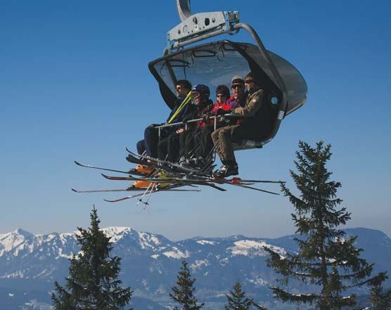 Der erste Skilift Deutschlands Der Wintersport eroberte Hindelang in den 1930er Jahren.
