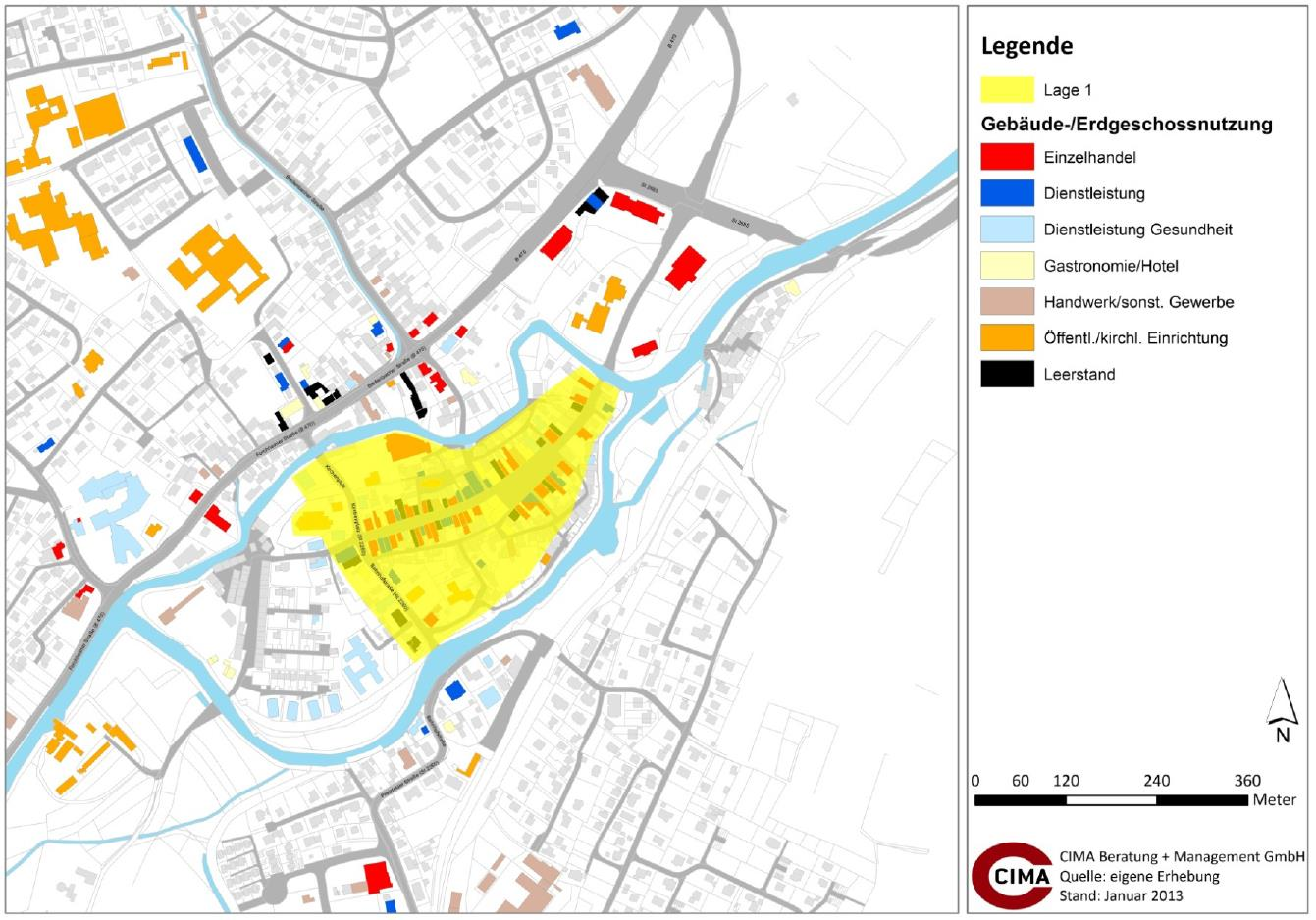 EINZELHANDEL Einzelhandel in städtebaulich integrierter Lage vitale Innenstadt mit guter fußläufiger Erreichbarkeit gute