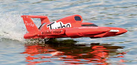 Übers Wasser fliegen In der unbegrenzten Rennbootklasse (H1 unlimited) fahren die schnellsten Boote der Welt.