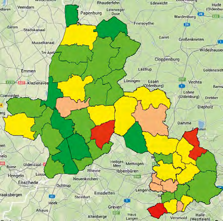 Verfügbarkeit neuer Gewerbeflächen Verfügbarkeit neuer Gewerbeflächen für ihr Unternehmen einschätzen und wie zufrieden sie aktuell mit ihr sind.