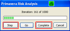 4.6 Durchführung des Risk Analysis Nach der Zuordnung der Risiken wird nun die Risk Analysis, d.h. die eigentliche Analyse durchgeführt. Diese kann durch F10 aufgerufen werden.