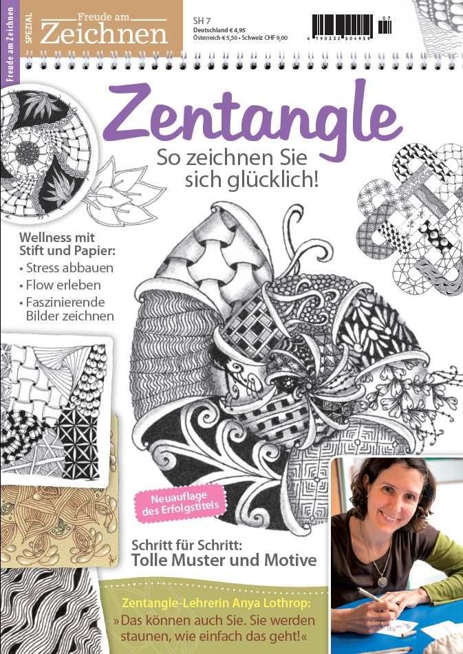 ZENTANGLE So zechnen Se sch glücklch! VDZ: 03325 Ausgabe: 7 / 2017