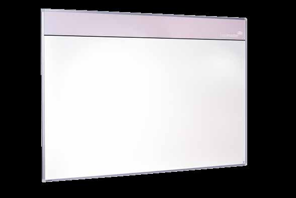 PROFESSIONAL Projektionsboard FLEX für interaktive Projektoren Für Projektion mit interaktiven multi-touch Ultrakurzdistanz Projektoren Lackierter Hybrid-Emaillestahl, für die ideale Kombination aus