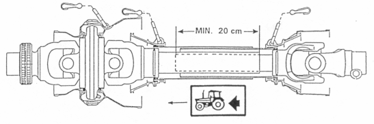 5 Anhängevorrichtung und Ankuppeln Der Streuer wird als Standard mit einer Zugösen-Anhängevorrichtung mit einem Loch mit 32 mm Durchmesser geliefert (Abb. 1).