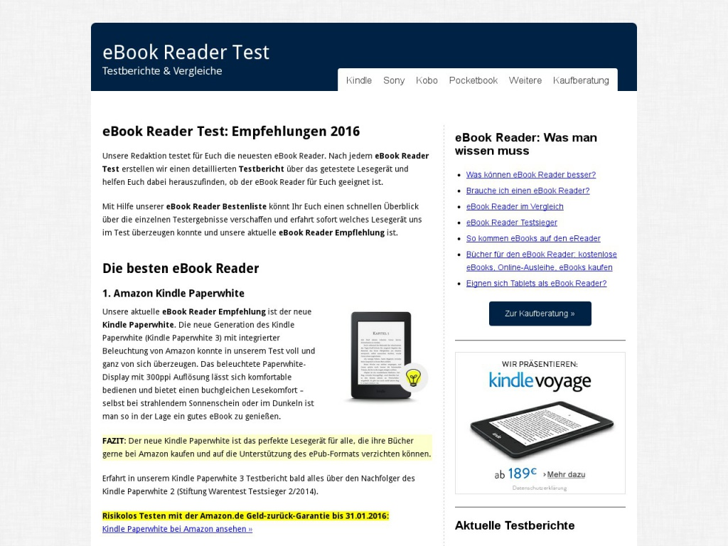 09.05.2016 Ranking-Analyse für ebook-reader-test.eu Über dieses Dokument Die Ranking-Analyse ist eine Bestandsaufnahme der aktuellen Positionen der Webseite bei Google (google.de).