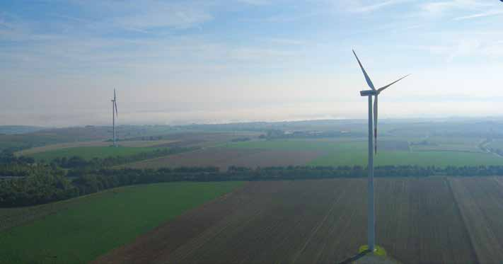 Übersicht Portfolio Windpark Repperndorf Erfreulich entwickelte sich der Windpark Repperndorf im bayerischen Kreis Kitzingen mit 6 Megawatt der größte deutsche Windpark im ABO Invest-Portfolio.
