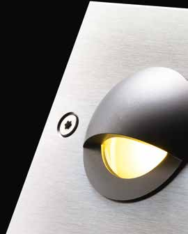 Objektstrahler 22 23 Licht ganz pur Ob für den Außen- oder Inneneinsatz: Die object- und side-lights von dot-spot können in Standard-Unterputzdosen direkt an 230 V angeschlossen werden.