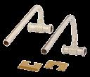 Sockelleisten-Anschlusskomponenten Anschlussgarnitur VK 31 mit Pressanschluss Sockelleisten-Anschlussgarnitur mit Pressanschluss, verpressbar mit M- und V-Kontur für Kupfer-, C-Stahl- und