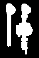 Pumpen-Armaturengruppen Pumpen-Vorlauf-Set Bestehend aus: 1 St. Pumpen-Kugelhahn mit Schwerkraftbremse und rotem Thermometergriff, 1 St.