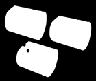 Zubehör Kugel-Absperrarmaturen Einzel-Isolierschalen für Simplex Pumpen- und Muffen-Kugelhähne 2-tlg.
